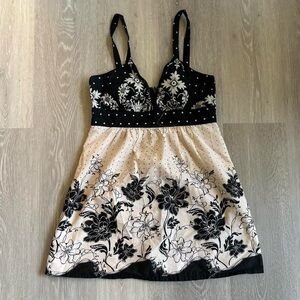 00s Forever Earthy Floral Dress